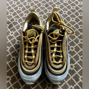 Women’s Nike Air Max 97 size 7 “metallic gold”